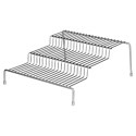Półka kuchenna metalowa szara 3-poziomowa organizer 28x26x11cm STORAGE SOLUTIONS 229216