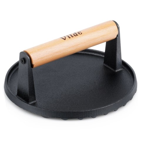 Prasa praska do burgerów steków mięsa na grilla żeliwna 17.5cm CAST LINE VILDE 259702 Prasa praska do burgerów steków mięsa na grilla żeliwna 17.5cm CAST LINE VILDE 259702