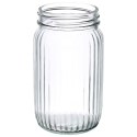 Słoik do picia napojów szklany z zakrętką i słomką grube szkło 500ml EXCELLENT HOUSEWARE 139177 Słoik do picia napojów szklany z zakrętką i słomką grube szkło 500ml EXCELLENT HOUSEWARE 139177