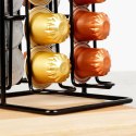 Stojak na kapsułki do kawy Nespresso metalowy czarny 30cm VILDE 229127 Stojak na kapsułki do kawy Nespresso metalowy czarny 30cm VILDE 229127