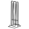 Stojak na kapsułki do kawy Nespresso metalowy czarny 30cm VILDE 229127 Stojak na kapsułki do kawy Nespresso metalowy czarny 30cm VILDE 229127
