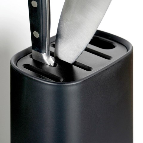 Stojak na noże kuchenne organizer blok pojemnik czarny z przegródkami EXCELLENT HOUSEWARE 229168 Stojak na noże kuchenne organizer blok pojemnik czarny z przegródkami EXCELLENT HOUSEWARE 229168