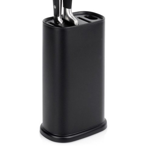 Stojak na noże kuchenne organizer blok pojemnik czarny z przegródkami EXCELLENT HOUSEWARE 229168 Stojak na noże kuchenne organizer blok pojemnik czarny z przegródkami EXCELLENT HOUSEWARE 229168