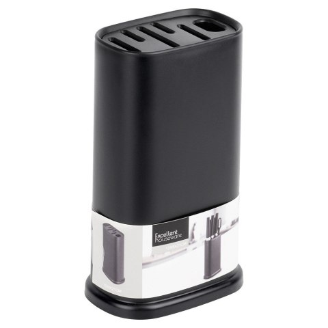 Stojak na noże kuchenne organizer blok pojemnik czarny z przegródkami EXCELLENT HOUSEWARE 229168 Stojak na noże kuchenne organizer blok pojemnik czarny z przegródkami EXCELLENT HOUSEWARE 229168