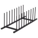 Stojak na pokrywki i talerze metalowy czarny 34.5x12.5x12cm HOME STYLING COLLECTION 229030