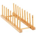 Stojak na pokrywki talerze uniwersalny bambusowy 34.5x12x12cm VILDE 229114 Stojak na pokrywki talerze uniwersalny bambusowy 34.5x12x12cm VILDE 229114