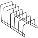 Stojak organizer na pokrywki i talerze do szafki na blat metal czarny VILDE 229062 Stojak organizer na pokrywki i talerze do szafki na blat metal czarny VILDE 229062