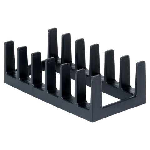 Stojak organizer na pokrywki talerze uniwersalny czarny 28x15x9cm VILDE 229084 Stojak organizer na pokrywki talerze uniwersalny czarny 28x15x9cm VILDE 229084