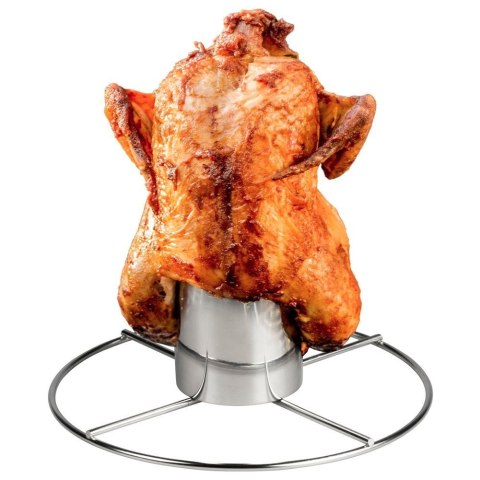 Stojak ruszt do pieczenia całego kurczaka do piekarnika na grilla 20x10.5cm BBQ COLLECTION 259281