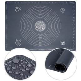Stolnica do ciasta silikonowa mata kuchenna gruba duża 64x45cm XXL VILDE 279002