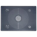 Stolnica do ciasta silikonowa mata kuchenna gruba duża 64x45cm XXL VILDE 279002 Stolnica do ciasta silikonowa mata kuchenna gruba duża 64x45cm XXL VILDE 279002