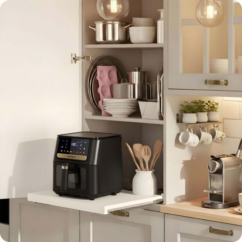 Frytkownica beztłuszczowa Air fryer Berdsen BD-655 czarna Frytkownica beztłuszczowa Air fryer Berdsen BD-655 czarna