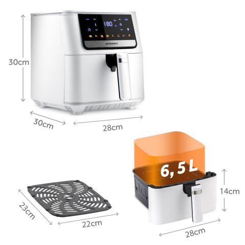 Frytkownica beztłuszczowa Air fryer Berdsen BD-662 biała Frytkownica beztłuszczowa Air fryer Berdsen BD-662 biała