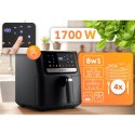 Frytkownica beztłuszczowa Air fryer Berdsen BD-662 czarna Frytkownica beztłuszczowa Air fryer Berdsen BD-662 czarna