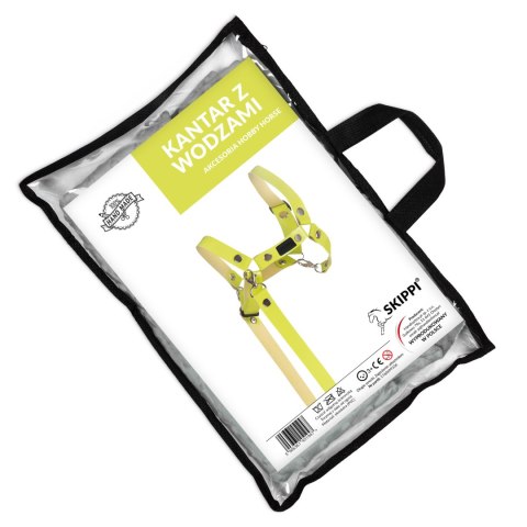 Skippi Kantar dla Hobby Horse - wodze, ekoskóra - jasny zielony Skippi Kantar dla Hobby Horse - wodze, ekoskóra - jasny zielony