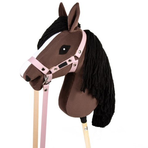 Skippi Kantar dla Hobby Horse - wodze, ekoskóra - różowy Skippi Kantar dla Hobby Horse - wodze, ekoskóra - różowy