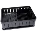 Suszarka do naczyń na naczynia stojąca plastikowa czarna 39.5x31x12cm VILDE 229061-C Suszarka do naczyń na naczynia stojąca plastikowa czarna 39.5x31x12cm VILDE 229061-C