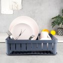 Suszarka do naczyń na naczynia stojąca plastikowa szara 39.5x31x12cm VILDE 229061-S Suszarka do naczyń na naczynia stojąca plastikowa szara 39.5x31x12cm VILDE 229061-S