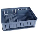 Suszarka do naczyń na naczynia stojąca plastikowa szara 39.5x31x12cm VILDE 229061-S Suszarka do naczyń na naczynia stojąca plastikowa szara 39.5x31x12cm VILDE 229061-S
