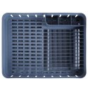 Suszarka do naczyń na naczynia stojąca plastikowa szara 39.5x31x12cm VILDE 229061-S Suszarka do naczyń na naczynia stojąca plastikowa szara 39.5x31x12cm VILDE 229061-S