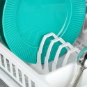 Suszarka do naczyń plastikowa na naczynia stojąca biała 39.5x26x8.5cm VILDE 229178 Suszarka do naczyń plastikowa na naczynia stojąca biała 39.5x26x8.5cm VILDE 229178