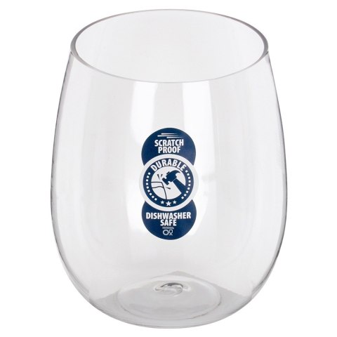 Szklanka plastikowa nietłukąca akrylowa 450ml VILDE 139803 Szklanka plastikowa nietłukąca akrylowa 450ml VILDE 139803