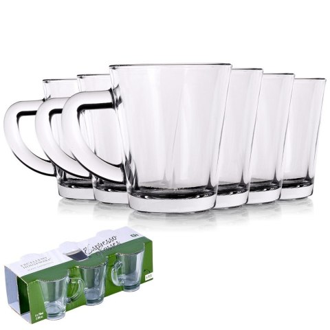 Szklanki do kawy espresso małe mini 70ml 6 sztuk zestaw szklanek EXCELLENT HOUSEWARE 139423 Szklanki do kawy espresso małe mini 70ml 6 sztuk zestaw szklanek EXCELLENT HOUSEWARE 139423