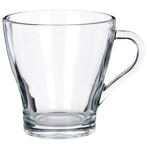 Szklanki do kawy herbaty z uchem 250ml 6 szt zestaw szklanek komplet VILDE 139613 Szklanki do kawy herbaty z uchem 250ml 6 szt zestaw szklanek komplet VILDE 139613