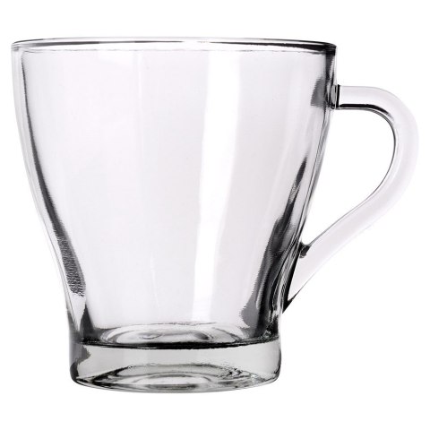Szklanki do kawy herbaty z uchem 280ml 4 sztuki zestaw szklanek komplet EXCELLENT HOUSEWARE 139424 Szklanki do kawy herbaty z uchem 280ml 4 sztuki zestaw szklanek komplet EXCELLENT HOUSEWARE 139424