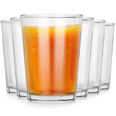 Szklanki do napojów wysokie 425ml 6 sztuk zestaw szklanek komplet EXCELLENT HOUSEWARE 139778 Szklanki do napojów wysokie 425ml 6 sztuk zestaw szklanek komplet EXCELLENT HOUSEWARE 139778