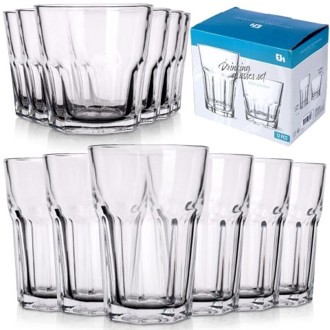 Szklanki do napojów zimnych mix 230 / 330ml 12 szt zestaw szklanek EXCELLENT HOUSEWARE 139427 Szklanki do napojów zimnych mix 230 / 330ml 12 szt zestaw szklanek EXCELLENT HOUSEWARE 139427