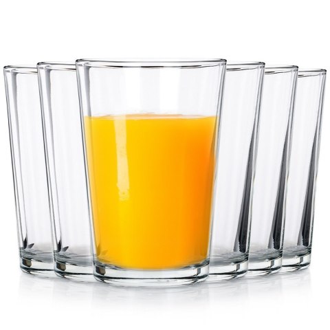 Szklanki do napojów zimnych wysokie 200ml 6 sztuk zestaw szklanek VILDE 139617 Szklanki do napojów zimnych wysokie 200ml 6 sztuk zestaw szklanek VILDE 139617