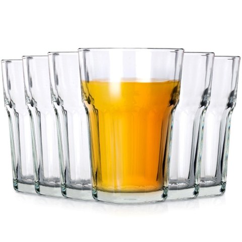 Szklanki do napojów zimnych wysokie 360ml 6 sztuk zestaw szklanek VILDE 139615 Szklanki do napojów zimnych wysokie 360ml 6 sztuk zestaw szklanek VILDE 139615