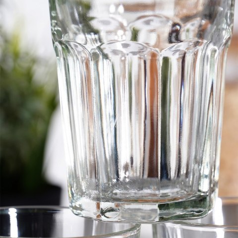 Szklanki do napojów zimnych wysokie 360ml 6 sztuk zestaw szklanek VILDE 139615 Szklanki do napojów zimnych wysokie 360ml 6 sztuk zestaw szklanek VILDE 139615