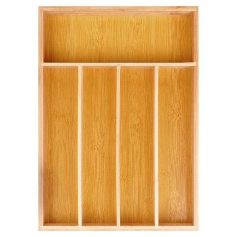Wkład na sztućce do szuflady szuflad organizer bambusowy 25x35cm VILDE 229199 Wkład na sztućce do szuflady szuflad organizer bambusowy 25x35cm VILDE 229199