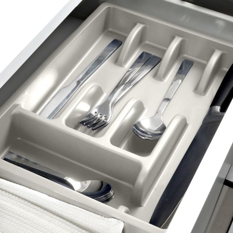 Wkład na sztućce do szuflady szuflad organizer popielaty 36x25.5cm VILDE 229048-P Wkład na sztućce do szuflady szuflad organizer popielaty 36x25.5cm VILDE 229048-P