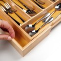 Wkład na sztućce do szuflady szuflad organizer rozsuwany bambusowy 35.5-54.5x45.5cm VILDE 229200 Wkład na sztućce do szuflady szuflad organizer rozsuwany bambusowy 35.5-54.5x45.5cm VILDE 229200