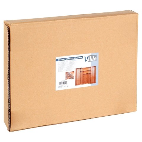 Wkład na sztućce do szuflady szuflad organizer rozsuwany bambusowy 35.5-54.5x45.5cm VILDE 229200 Wkład na sztućce do szuflady szuflad organizer rozsuwany bambusowy 35.5-54.5x45.5cm VILDE 229200