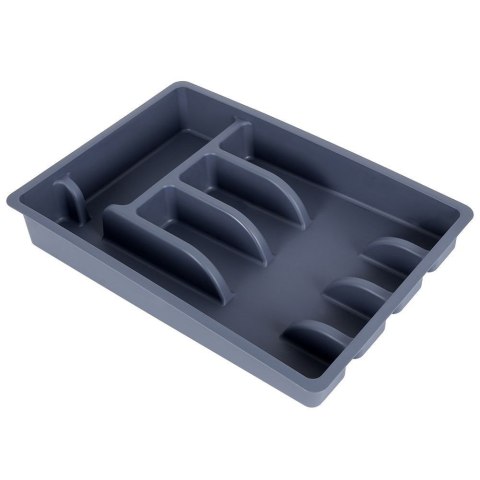Wkład na sztućce do szuflady szuflad organizer szary 36x25.5cm VILDE 229048-S Wkład na sztućce do szuflady szuflad organizer szary 36x25.5cm VILDE 229048-S