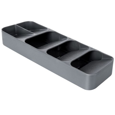 Wkład na sztućce do szuflady szuflad organizer szary 39x11.5cm VILDE 229010-S Wkład na sztućce do szuflady szuflad organizer szary 39x11.5cm VILDE 229010-S