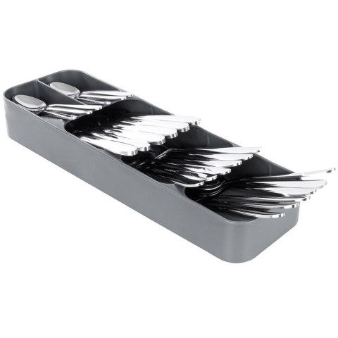 Wkład na sztućce do szuflady szuflad organizer szary 39x11.5cm VILDE 229010-S Wkład na sztućce do szuflady szuflad organizer szary 39x11.5cm VILDE 229010-S