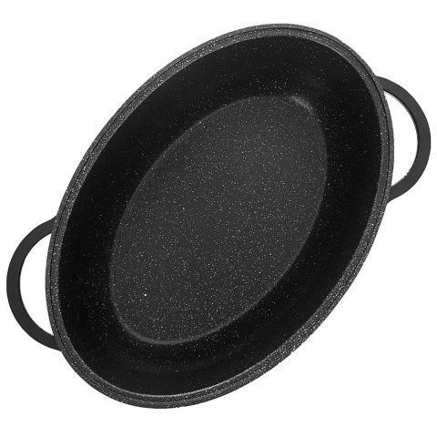 Brytfanna gęsiarka z pokrywką do piekarnika granitowa owalna GRANDE 8L 45x27.5cm ORION 127028 Brytfanna gęsiarka z pokrywką do piekarnika granitowa owalna GRANDE 8L 45x27.5cm ORION 127028