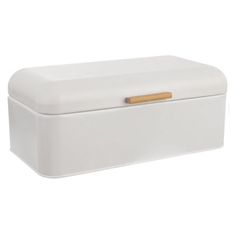 Chlebak metalowy pojemnik na chleb pieczywo biały mat WHITELINE 42x24x16.5cm ORION 152460 Chlebak metalowy pojemnik na chleb pieczywo biały mat WHITELINE 42x24x16.5cm ORION 152460