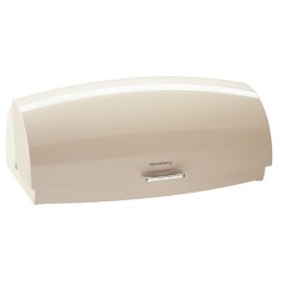 Chlebak stalowy, 45×28,5×17cm, beżowy, połysk, KLAUSBERG KB-7932