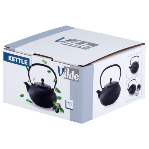 Czajnik do herbaty z zaparzaczem żeliwny emaliowany CAST LINE 1L VILDE 259701 Czajnik do herbaty z zaparzaczem żeliwny emaliowany CAST LINE 1L VILDE 259701