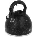 Czajnik na gaz stalowy z gwizdkiem indukcja 2.7L czarny matowy marmurek BRUNBESTE BB-2443