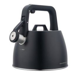 Czajnik stalowy na gaz 2.5L indukcja czarny KLAUSBERG KB-7915