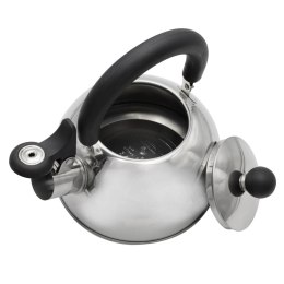 Czajnik stalowy z gwizdkiem na gaz indukcję mały 1.5L srebrny BRUNBESTE BB-1323