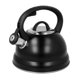 Czajnik stalowy z gwizdkiem tradycyjny indukcja 2.5L czarny BRUNBESTE BB-2406