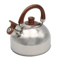 Czajnik stalowy z gwizdkiem tradycyjny na gaz indukcję 2.5L srebrny BRUNBESTE BB-2268